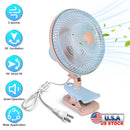 8.66" Clip-On Fan with 90° Oscillation & 2 Speeds