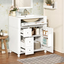 Bathroom Vanity Cabinet With Sink, Soft Close Doors With Door Organizer by Unique Piece Furniture