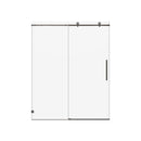 Frameless Single Sliding Soft Close Shower Doors, 5/16" Sgcc Tempered Glass by HouseOfZazla