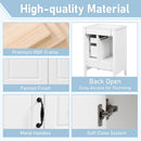 Retro Bathroom Vanity With Sink, Soft Closing Cabinet & Drawers by HouseOfZazla