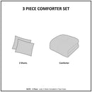 King/Cal King Faux Fur Down Alternative Comforter Mini Set