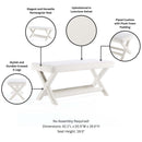 Abigail - Accent Bench With Piped Cushion by HouseOfZazla