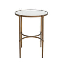 Bedford - Oval Mirror Accent Table - Antique Bronze by Unique Piece Furniture