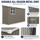 4x9FT Olive Shed