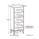 Harper - Handcrafted Bookcase With Storage by HouseOfZazla
