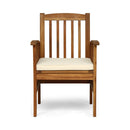 7 Pieces Acacia Wood Outdoor Dining Set