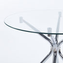 Compact Dining Table With Glass Top