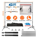 Photography Backdrop Stand 6.5x10ft Adjustable Heavy Duty
