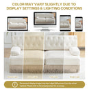 Soft Velvet Chesterfield Style Sofa
