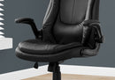Office Chair, Adjustable Height, Swivel, Ergonomic, Armrests, Contemporary & Modern - Black by HouseOfZazla