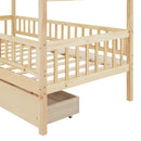 House Bed With 2 Drawers