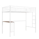 Bunk Bed With Desk, Ladder And Quality Slats For Bedroom by HouseOfZazla