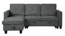 Nova - Reversible Sleeper Sectional Sofa With Storage Chaise by HouseOfZazla