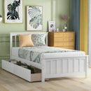 Platform Bed With Two Drawers by Unique Piece Furniture