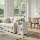 Farmhouse Nightstand, Charging Station & Storage by HouseOfZazla