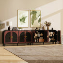Vintage Arched Sideboard Cabinet with Mid-Century Vintage Style by HouseOfZazla