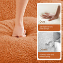Soft Teddy Fabric Boneless Sofa