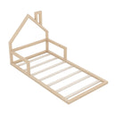 Floor Bed With House Shaped Headboard by HouseOfZazla