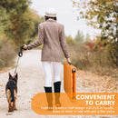 4ft Orange Portable Folding Table Indoor&Outdoor Maximum Weight 135KG Foldable Table for Camping