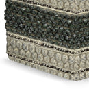 Grady - Handcrafted Square Pouf by HouseOfZazla
