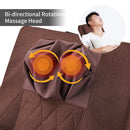 Full Massage Function Air Pressure Comfortable Relax Rocking Chair, Lounge Chair Relax Chair With Cushion - Brown by HouseOfZazla