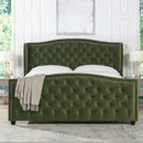 Marcella - Upholstered Shelter Headboard Bed Set by Unique Piece Furniture