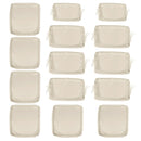 Cushion Covers For 7 Piece Wicker Sectional Sofa, 14 Pack Seat And Back Slipcovers With Zipper by HouseOfZazla