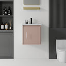 20 Inch Floating Bathroom Vanity with Sink, Soft-Close Door, Ceramic Sink, Plywood by HouseOfZazla