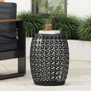 Modern Design, Metal End Table, Large by HouseOfZazla