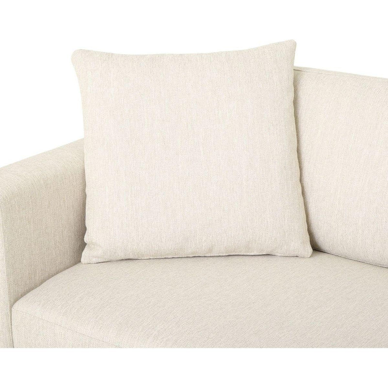 Comfy 3-Seat Sofa with Wooden Legs, Modern Style for Living Room and Study