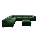 Modern Modular Sectional Sofa With Storag, Contemporary Cylindrical Design by HouseOfZazla