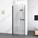 30"W x 72"H Frameless Circular Pivot Shower Door in Matte by HouseOfZazla