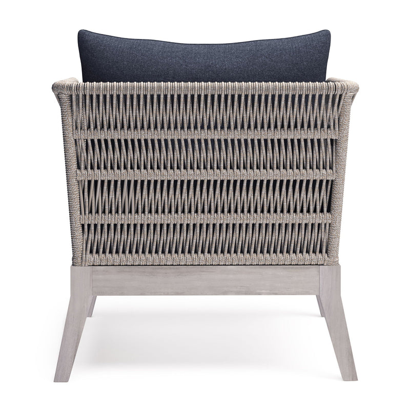 Santiago - Outdoor Conversation Chair - Slate Gray, photo 4 of 7
