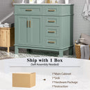 Bathroom Vanity With Sink, Soft Close Doors, 4 Storage Drawers by HouseOfZazla