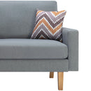 Bahamas - Minimalistic Sofa With 2 Throw Pillows by HouseOfZazla
