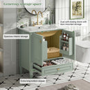 Freestanding Vanity With 1 Drawer & 2 Soft Close Doors With Door Mounted Storage by HouseOfZazla