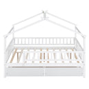 House Bed With 2 Drawers