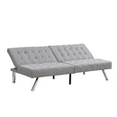 Modern Sofa Bed With Wood Frame And Stainless Legs by HouseOfZazla