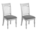 Slat Back Dining Chairs (Set of 2) - Gray by Unique Piece Furniture