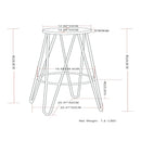 Simeon - Multifunctional Metal Stool With Wood Seat by Unique Piece Furniture