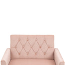 Accent Chair, leisure single sofa with Rose Golden feet
