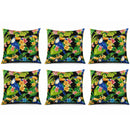 6 Pack Outdoor Pillow Covers - Water-Repellent Decorative Cushion Covers