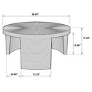 Mize - Round Coffee Table - Natural by HouseOfZazla
