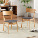 Brilliantine - Dining Chair With Cushion And Wood Frame (Set of 2)