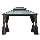 12' X 14' Hardtop Gazebo With Drainage System