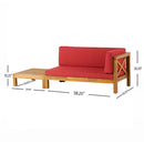 Brava X Back Corner Bench With Coffee Table by HouseOfZazla