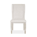 Lenox - Upholstered Host Side Chair (Set of 2) - Warm Silver