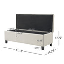 Upholstered Storage Ottoman Bench by HouseOfZazla