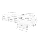 Contemporary Elegant Sofa With Storage And Ottoman
