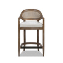 Americana Mid-Century Modern 26" Cane Back Counter Stool by HouseOfZazla